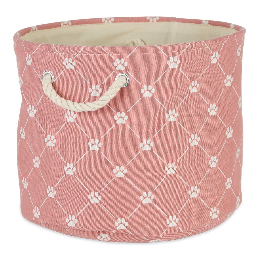 Multipurpose Pet Storage Bin Round Large with Printing