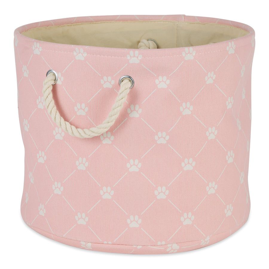 Multipurpose Pet Storage Bin Round Small with Printing