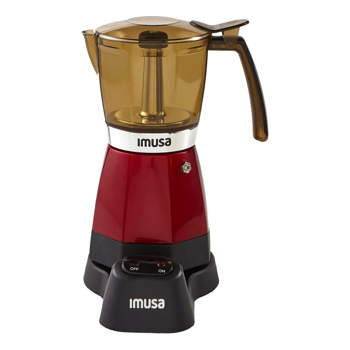 Electric Espresso/Moka Maker Red - 6 Cup