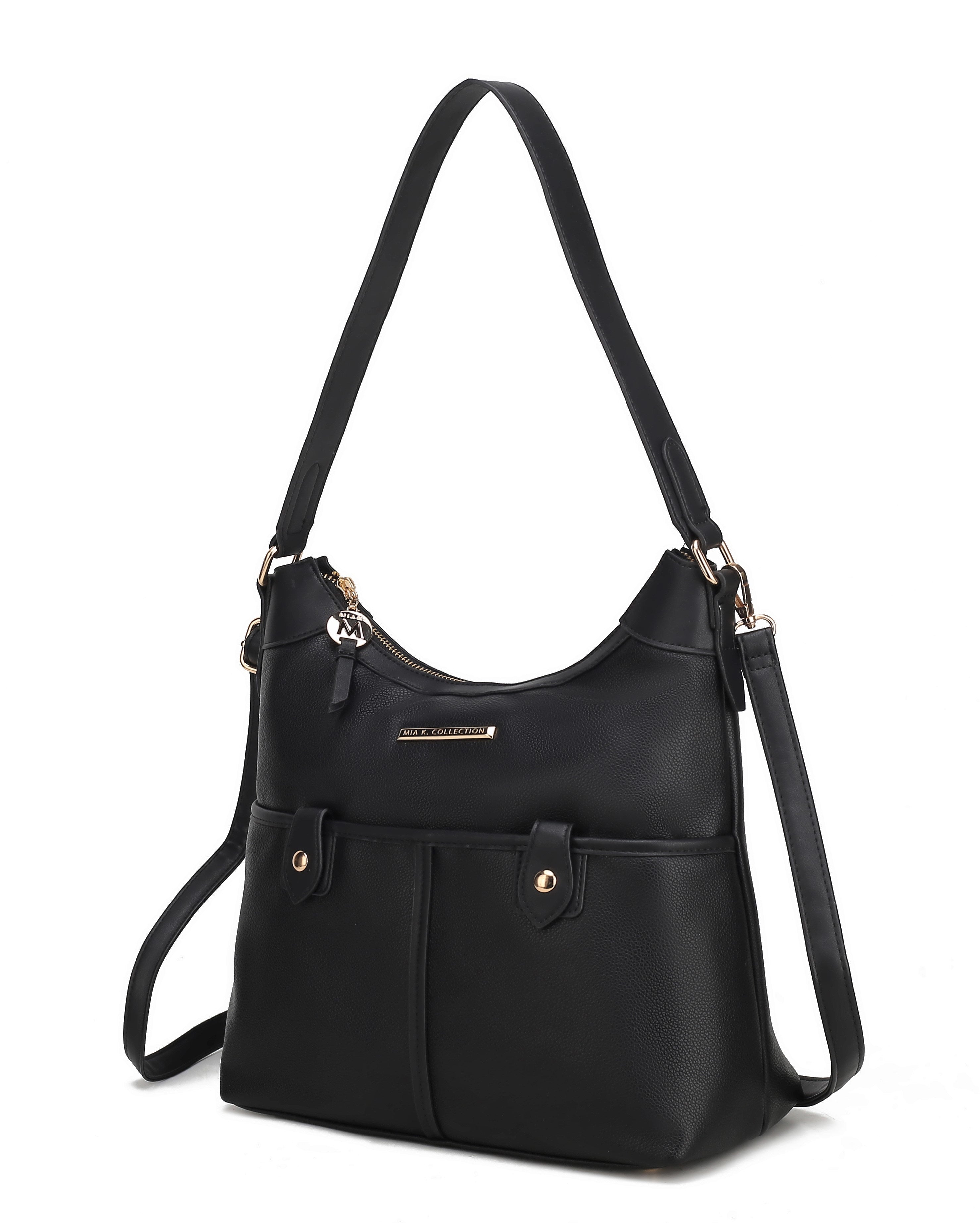 Harper Vegan Color Block Leather Women Shoulder Bag