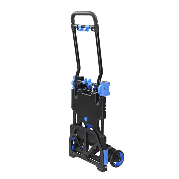 150kg 2-in-1 luggage trolley blue