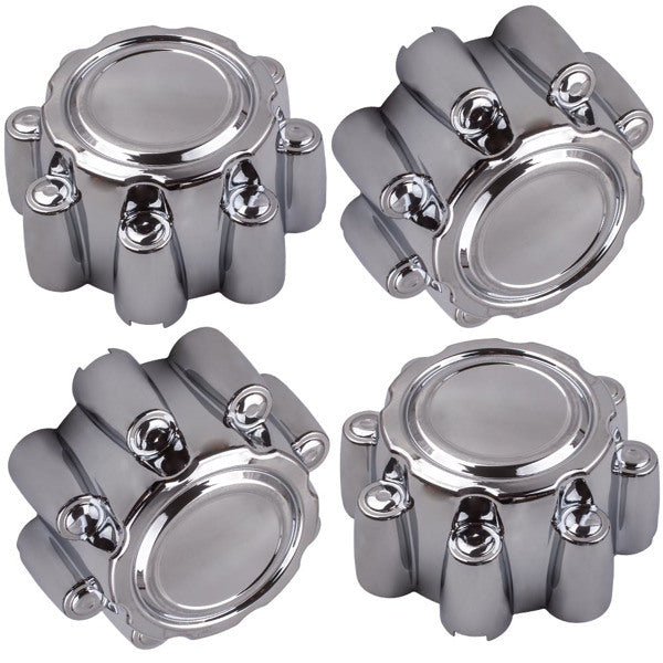 4pcs Chrome 8 Lug Wheel Center Hub Caps For Ford F250 F350 1999-2005 Excursion 00-05 1C3Z1130BA