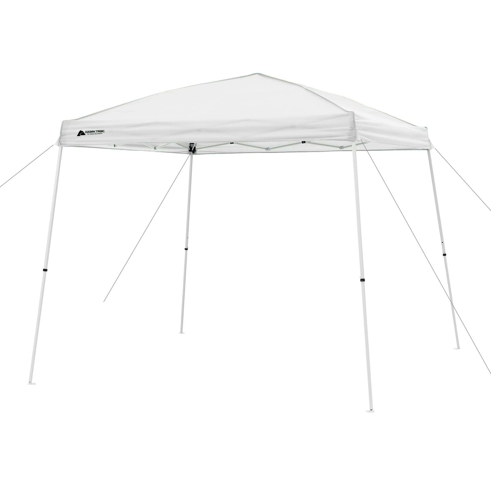 10' x 10' Simple Push Slant Leg Canopy (100 Sq. ft.)