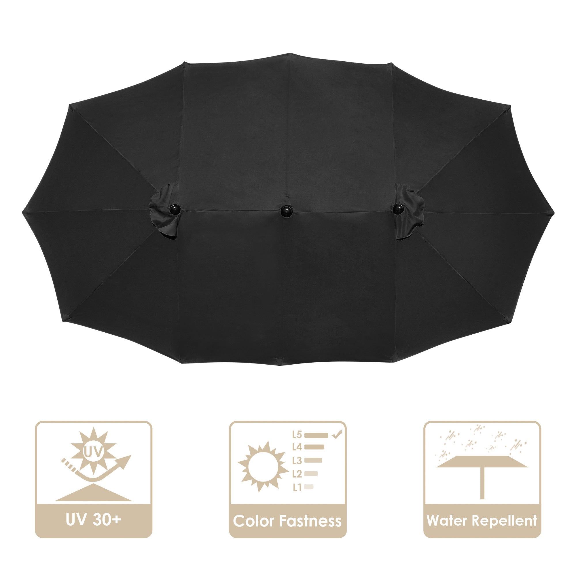 14FT Double Sided Umbrella Cover Replacement