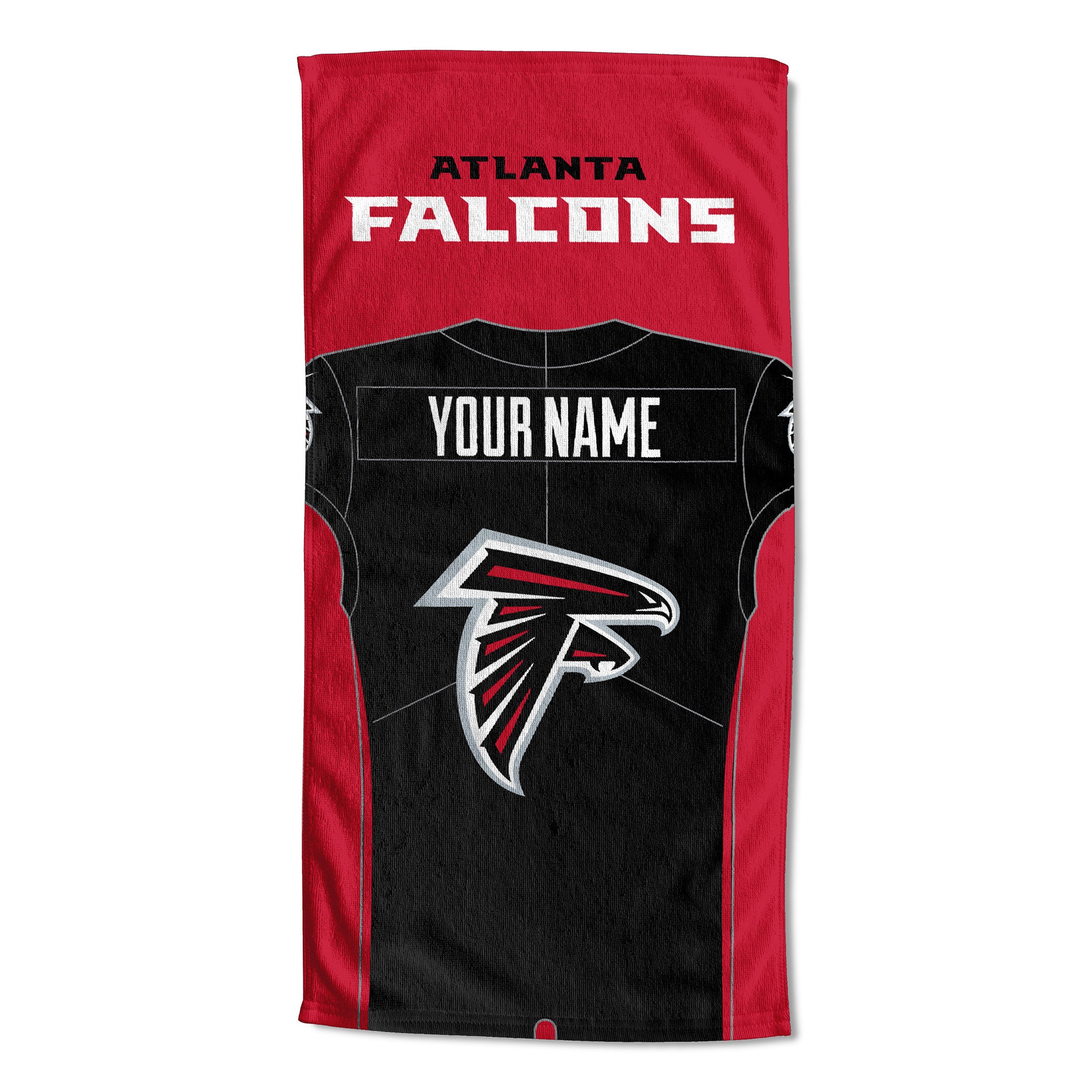 [Personalization Only] OFFICIAL NFL Jersey Personalized Beach Towel - Atlanta Falcons