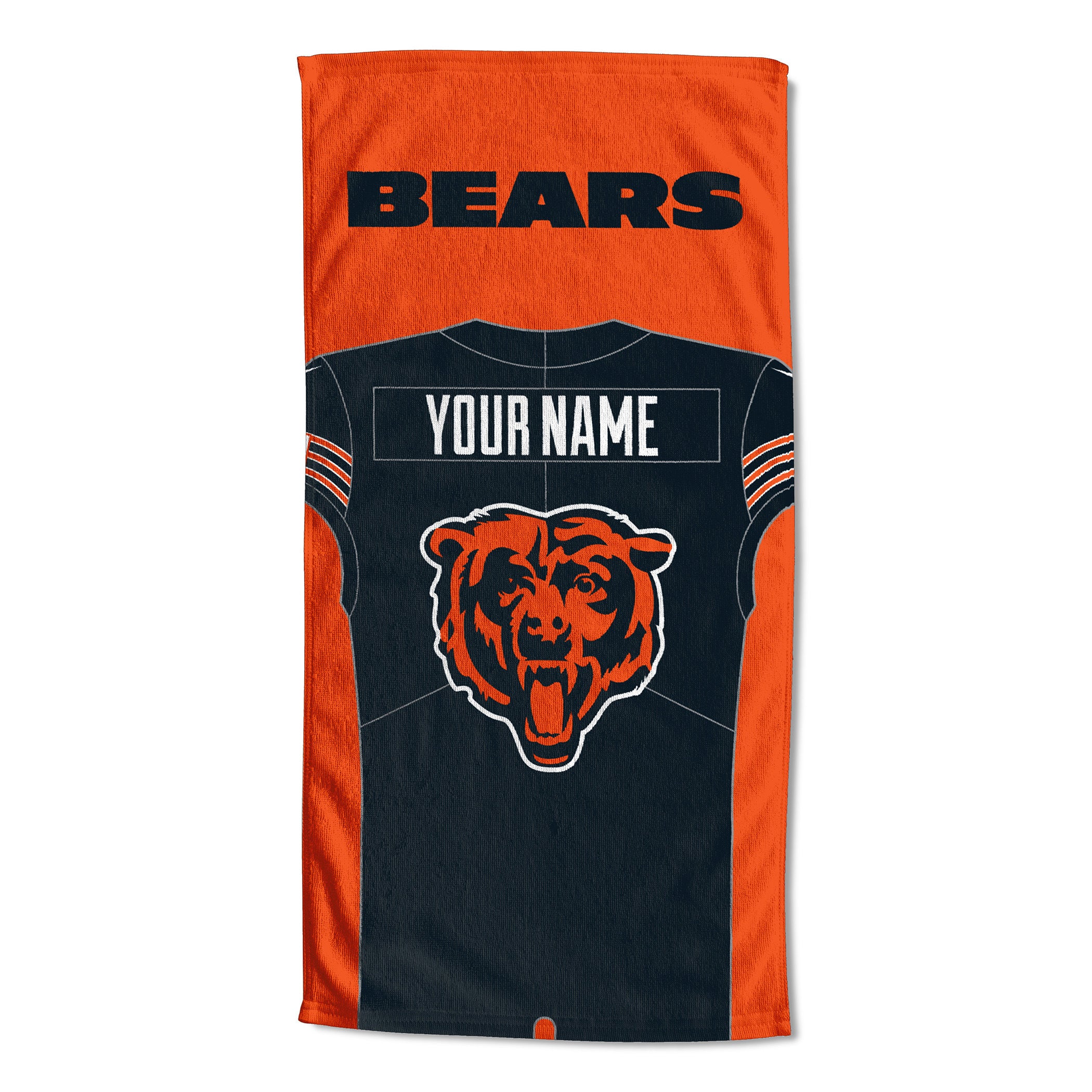 [Personalization Only] OFFICIAL NFL Jersey Personalized Beach Towel - Chicago Bears