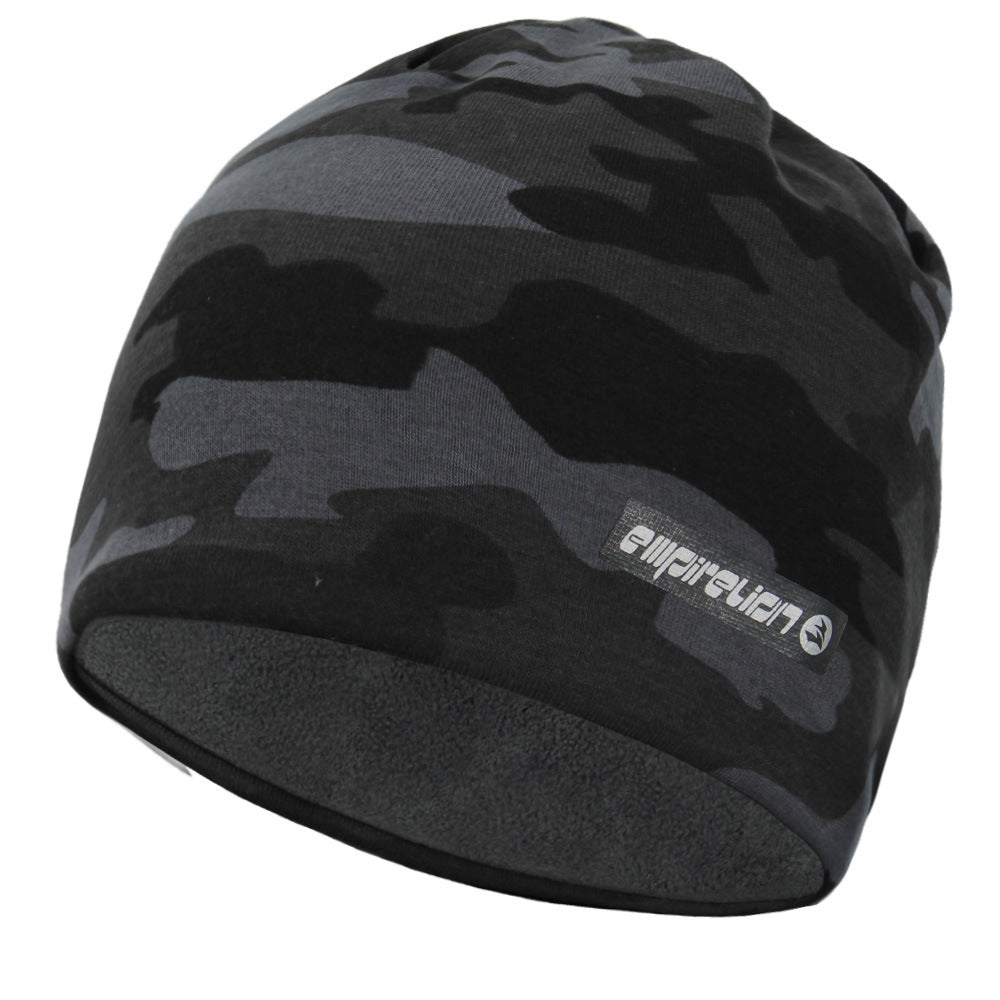 Softshell Winter Fleece Lined Beanie Hats, 9" Running Skull Cap Thermal Tactical Watch Cap Men Women