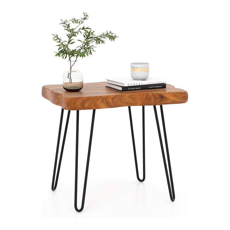 Patio Garden Outdoor Reclaimed Recycled Teak Wood End Table