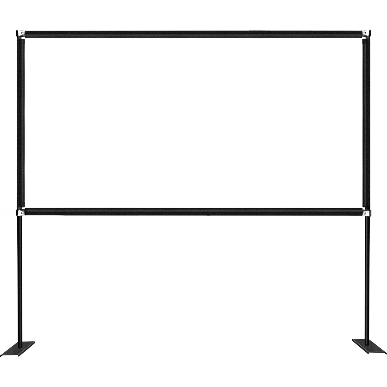 VEVOR Projector Screen with Stand 100inch Portable Movie Screen 16:9 4K HD Wide Angle Projector Screen Stand Easy Assembly with Storage Bag for Home T