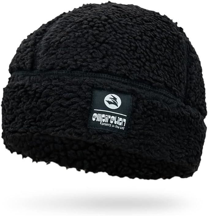 Sherpa Watch Cap - Winter Beanie Hat Fleece Lined Sports Tactical Warm Skull Cap