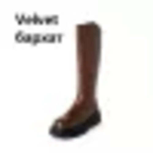 Fashion Autumn Winter Basic Women Knee-High Boots Genuine Leather