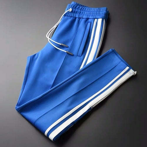 European and American fashion stripes hit color casual sports pants