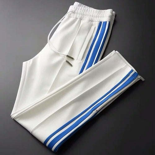 European and American fashion stripes hit color casual sports pants