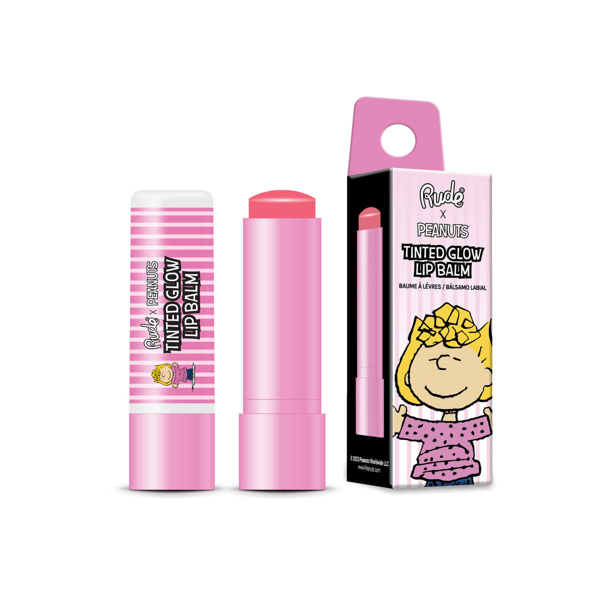 Rude Peanuts Tinted Glow Lip Balm - Moisturizing Lip Balm with a Tinted Glow - 0.15 oz