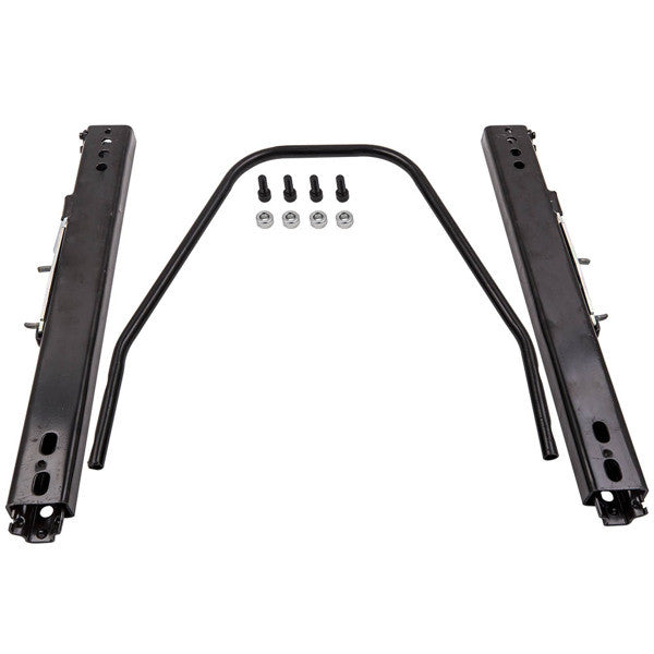 Universal Dual Locking Design Car Racing Seat Base Sliders Rail Brackets Kit Seat Base Rail Bracket