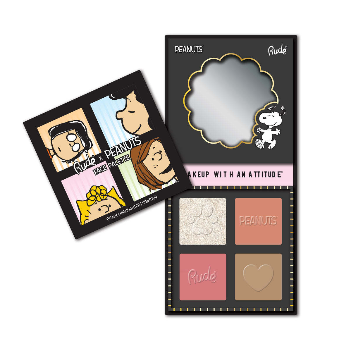 RUDE Peanuts Face Palette