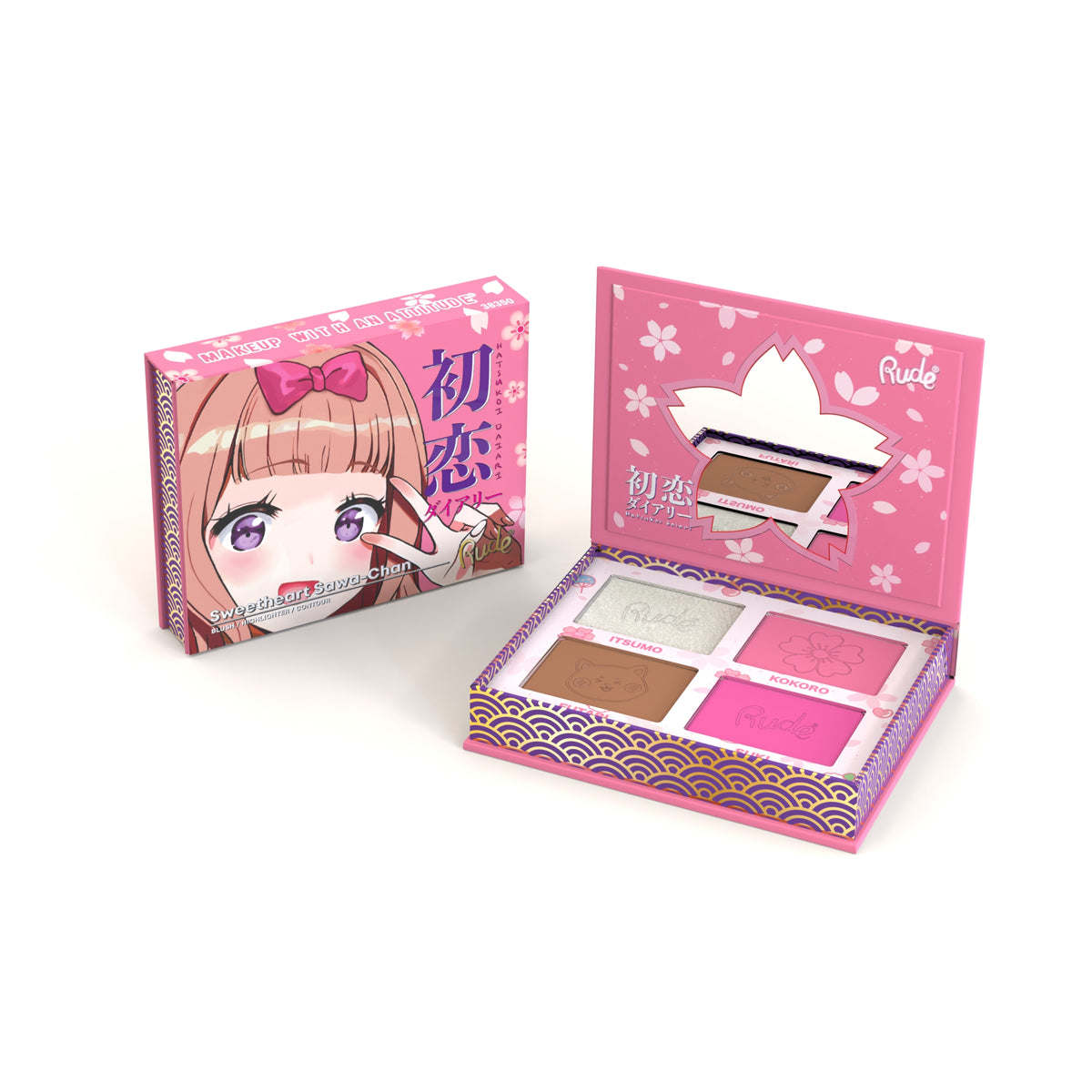 RUDE Manga Face Palette