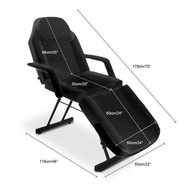 Facial Chair, Adjustable Tattoo Chair for Professional Facial Lash Beauty Treatment