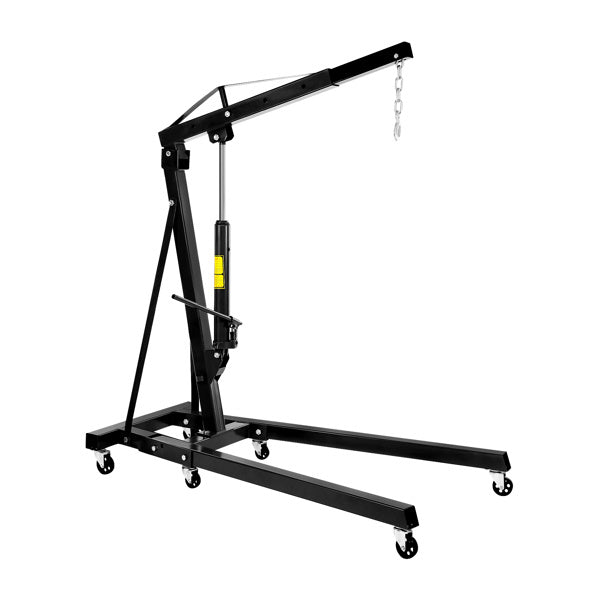2Ton 4400LBS Heavy Duty Engine Hoist Leveler Cherry Picker Shop Crane Load Lift