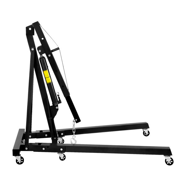 2Ton 4400LBS Heavy Duty Engine Hoist Leveler Cherry Picker Shop Crane Load Lift