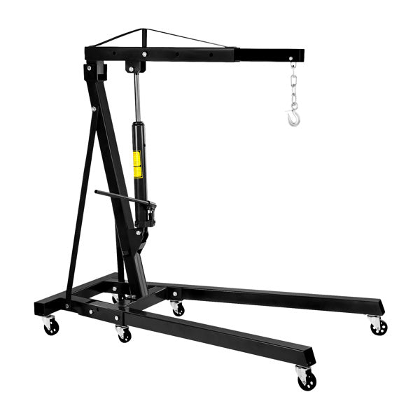 2Ton 4400LBS Heavy Duty Engine Hoist Leveler Cherry Picker Shop Crane Load Lift