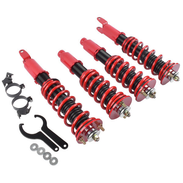 4* Coilover Spring & Shock Assembly Front Rear for Acura Integra 1990-1993, Honda Civic / CRX 1988-1991
