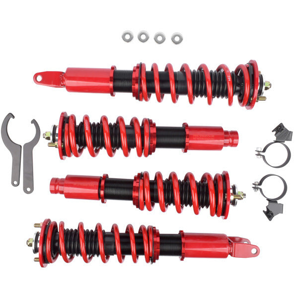 4* Coilover Spring & Shock Assembly Front Rear for Acura Integra 1990-1993, Honda Civic / CRX 1988-1991