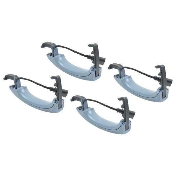 4x Exterior Door Handles for Audi Q7 2007-2015 3.0L 4.2L TDI TFSI 4L0837205B