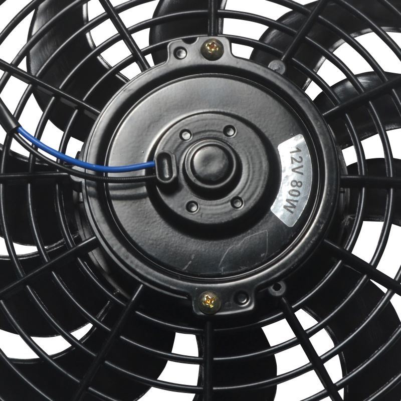 2PCS 12" Universal Slim Fan Push Pull Radiator Cooling 12V w/Mount Kit