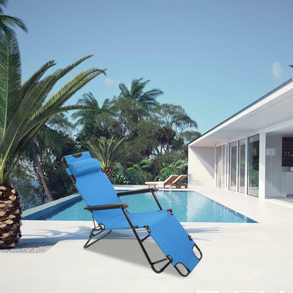 Folding Camping Reclining Chairs,Portable Zero Gravity Chair,Outdoor Lounge Chairs, Patio Outdoor Pool Beach Lawn Recline,Lounge Bed Chair Pool Patio Camping Cot Portable Relax