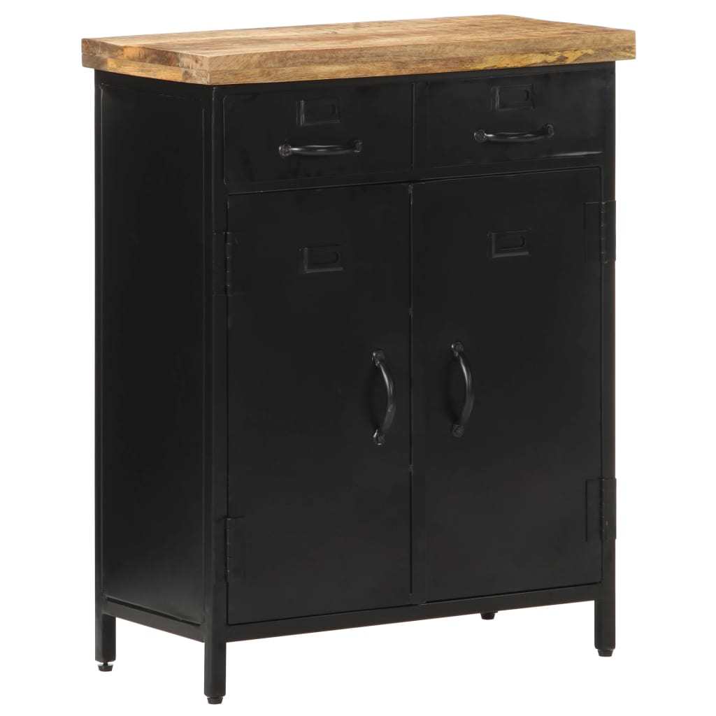 Sideboard 23.6"x11.8"x29.9" Rough Mango Wood