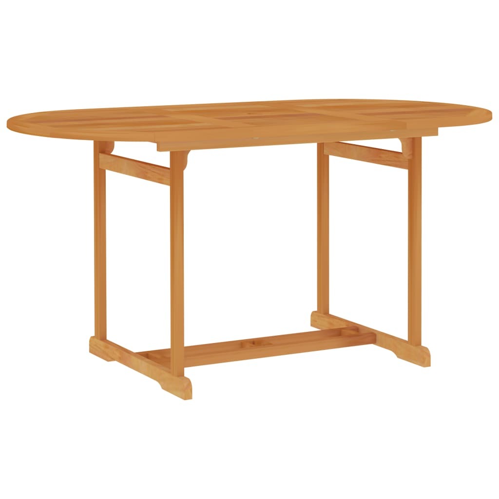 Patio Table 59.1"x35.4"x29.5" Solid Teak Wood