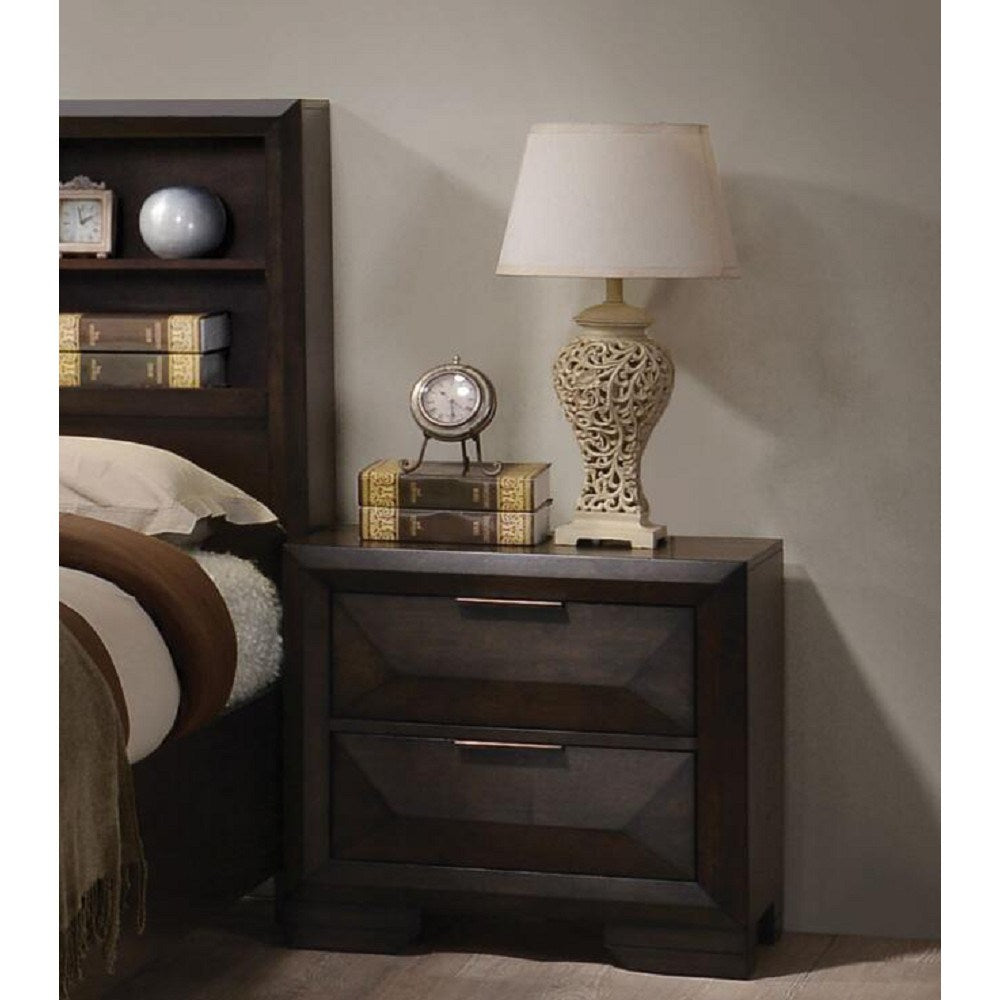 Merveille Nightstand in Espresso YJ