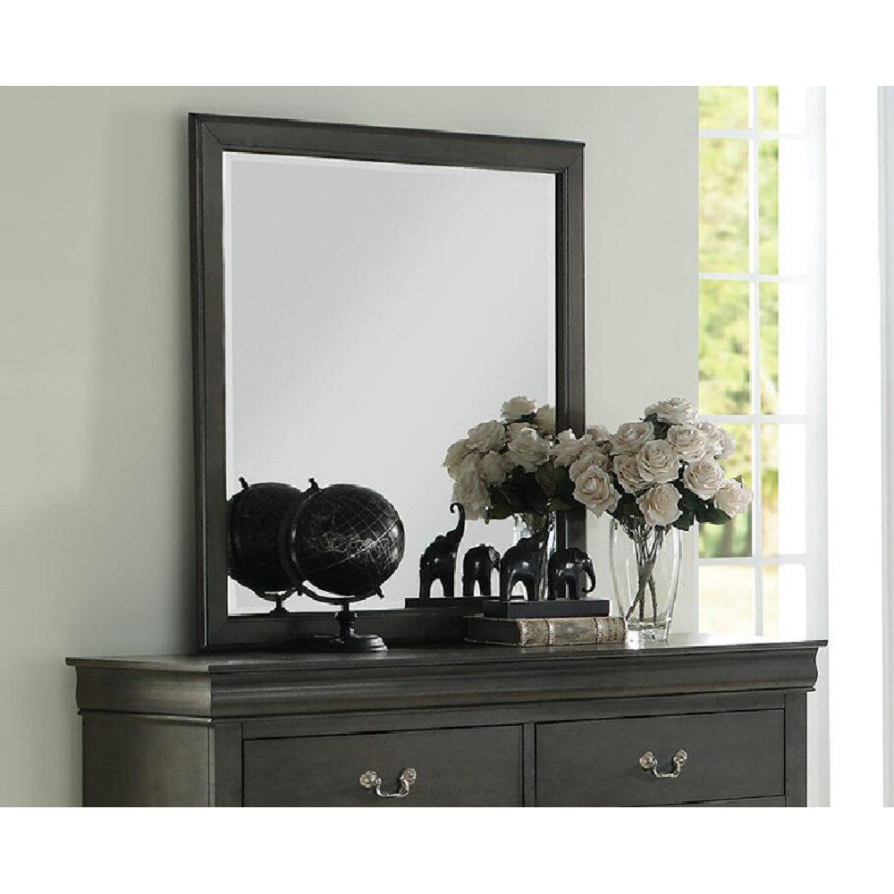 Louis Philippe Mirror in Dark Gray YJ