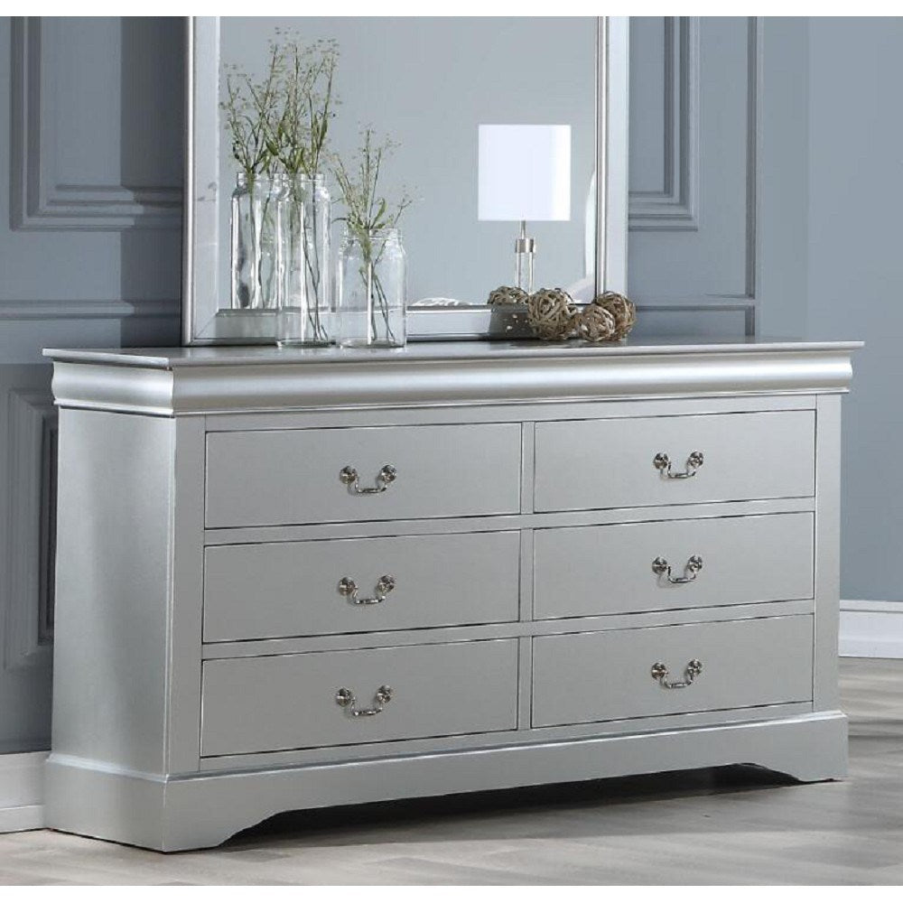 Louis Philippe III Dresser in Platinum YJ