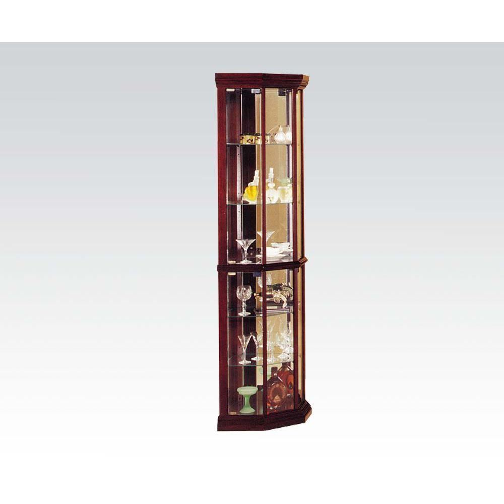 Huxley Curio Cabinet in Cherry