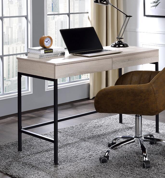 Wendral Desk; Natural & Black YJ