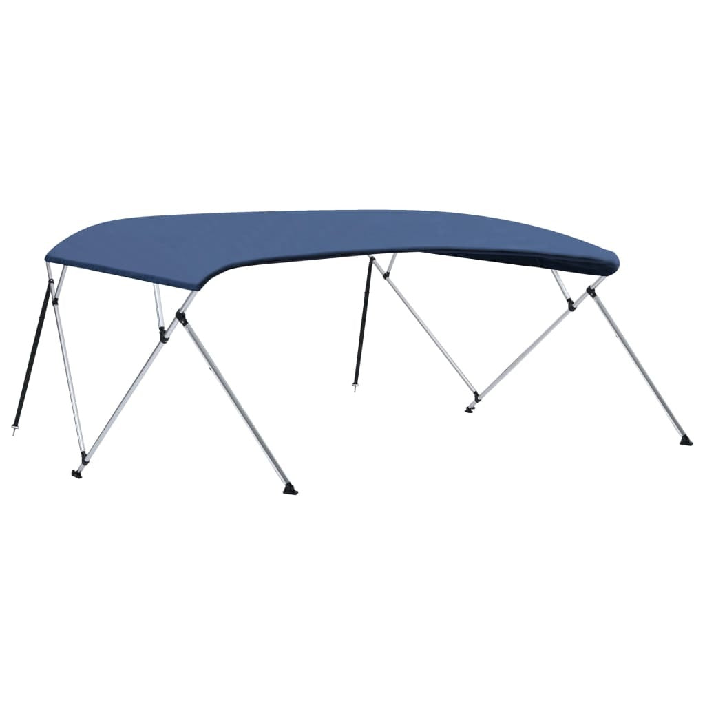 4 Bow Bimini Top Navy Blue 95.7"x(90.6"-96.1")x53.9"