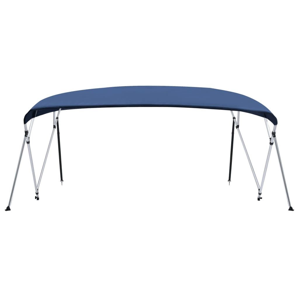 4 Bow Bimini Top Navy Blue 95.7"x(90.6"-96.1")x53.9"