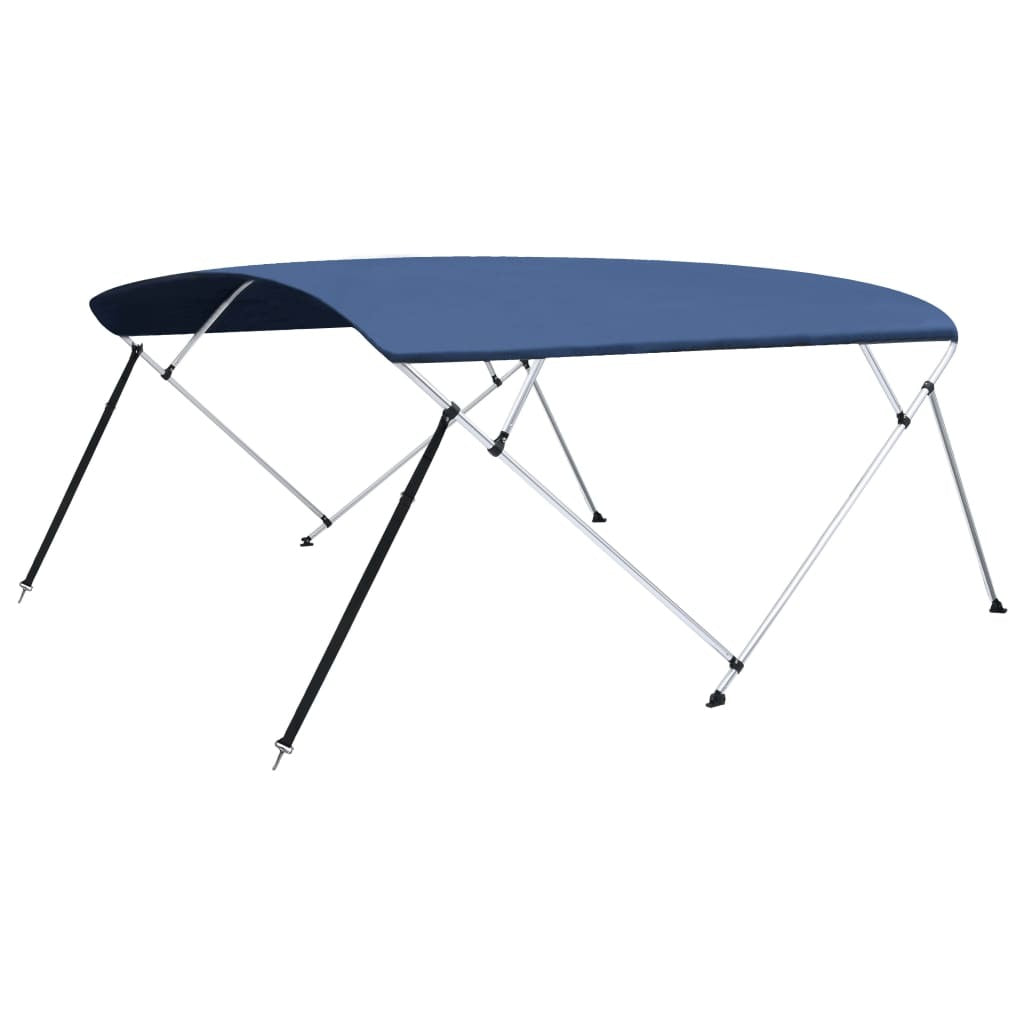 4 Bow Bimini Top Navy Blue 95.7"x(90.6"-96.1")x53.9"