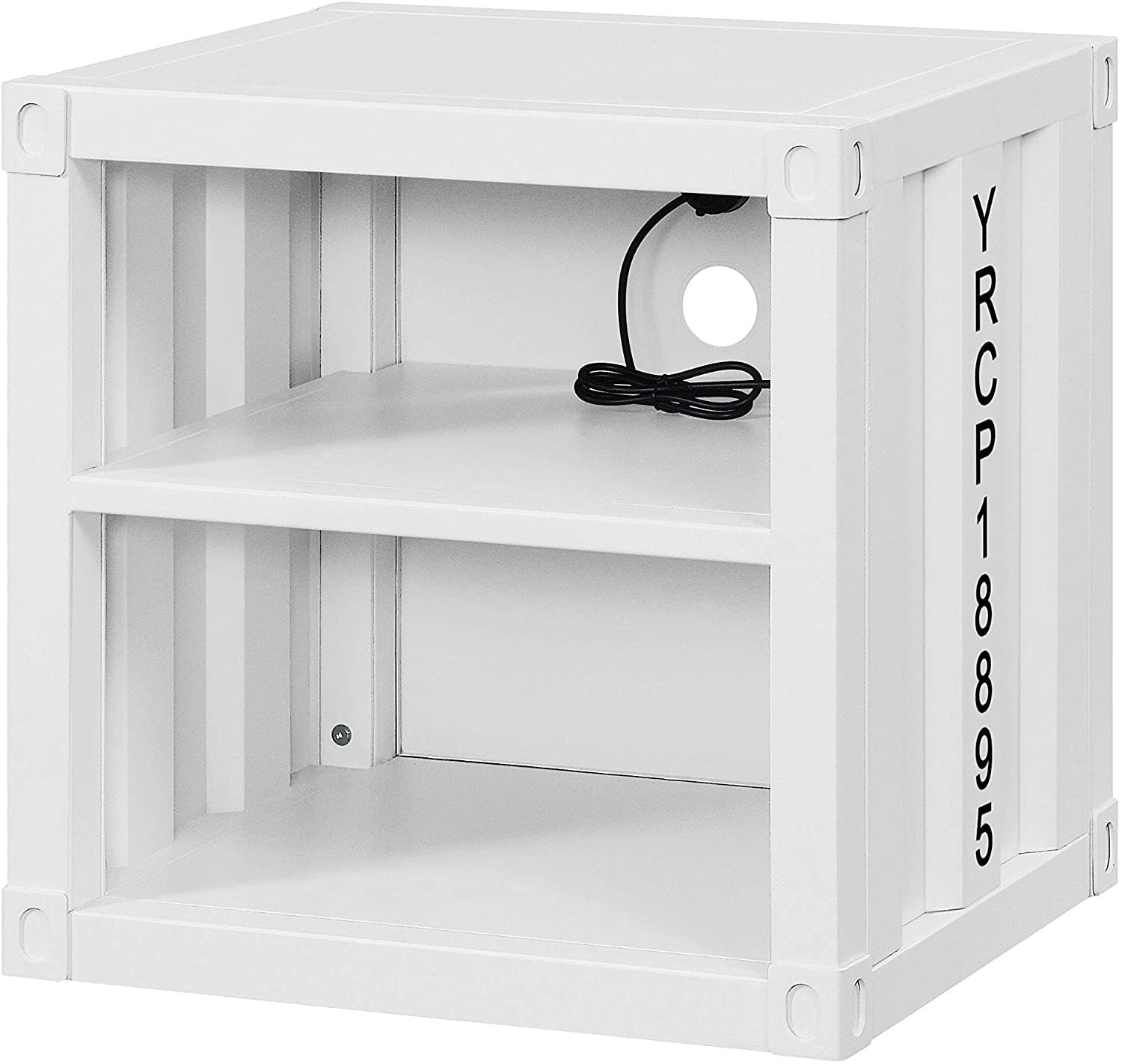 Cargo Nightstand (USB); White YJ