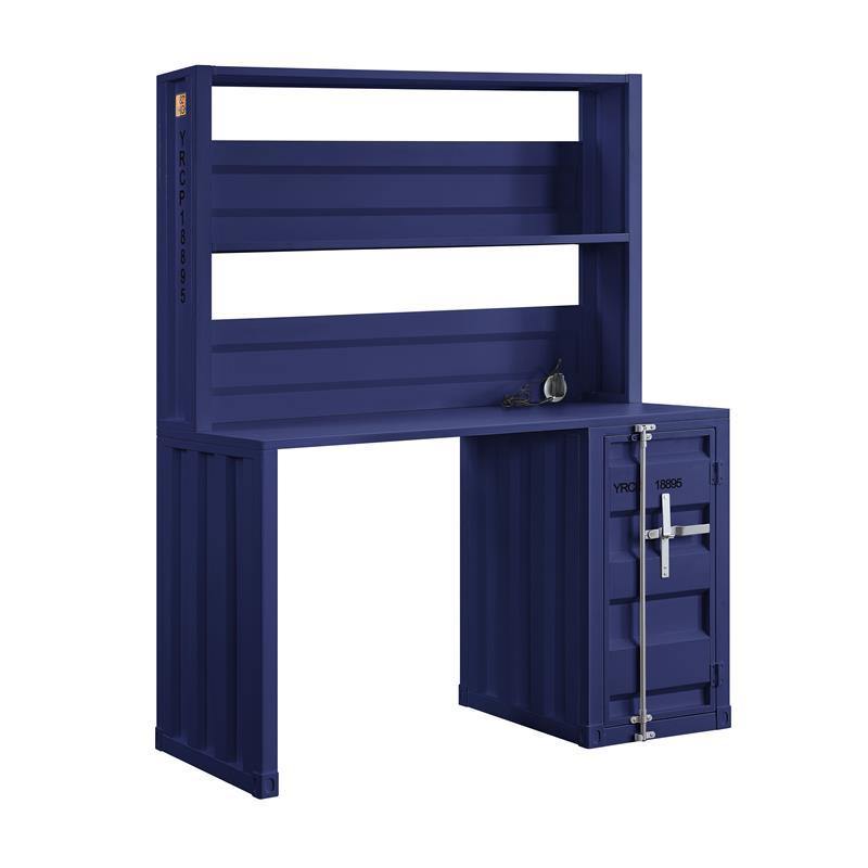 Cargo Desk & Hutch; Blue