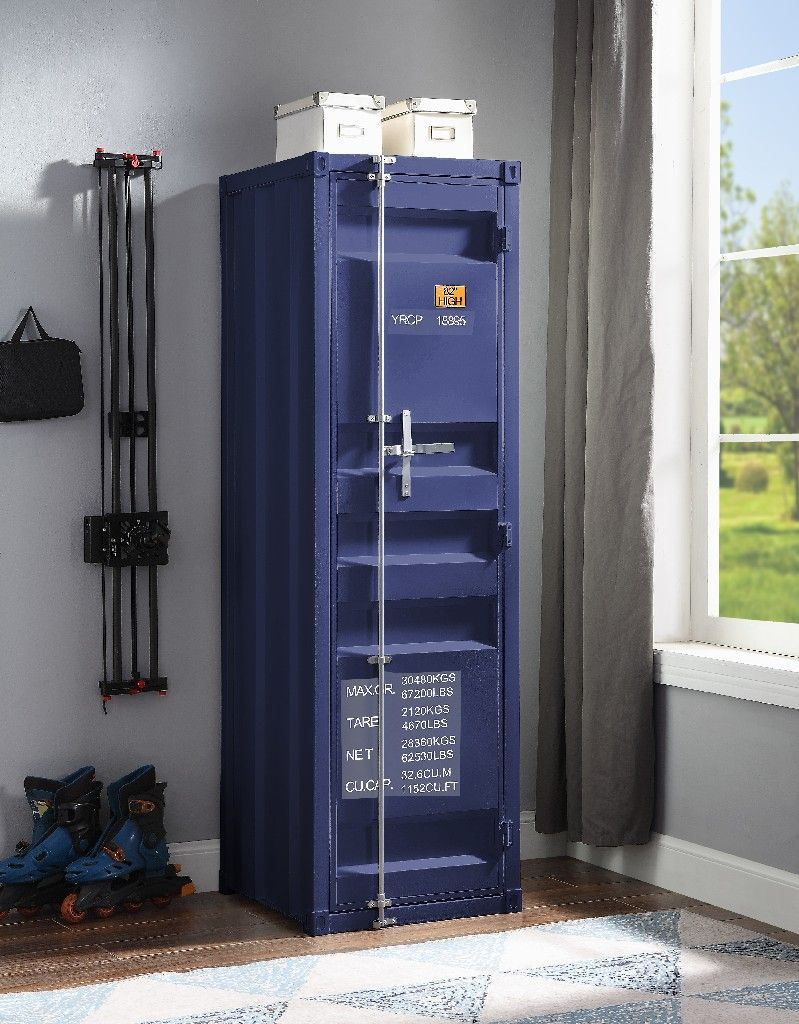 Cargo Wardrobe (Single Door); Blue YJ