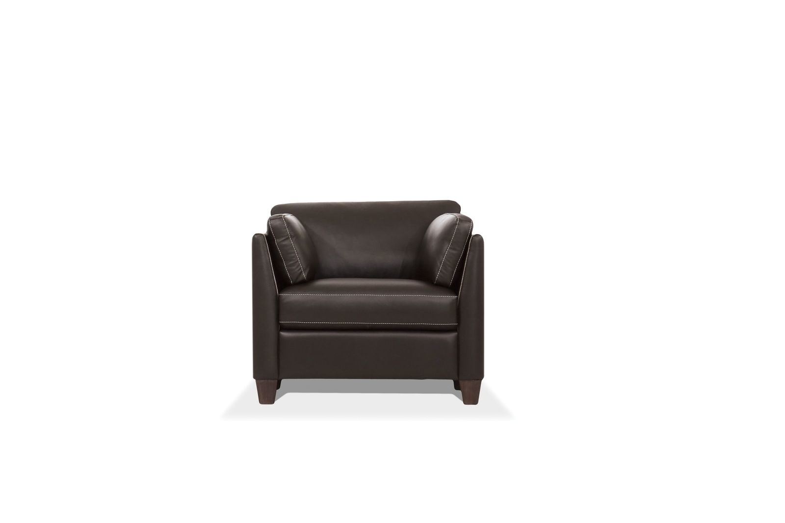 Matias Chair; Chocolate Leather YJ