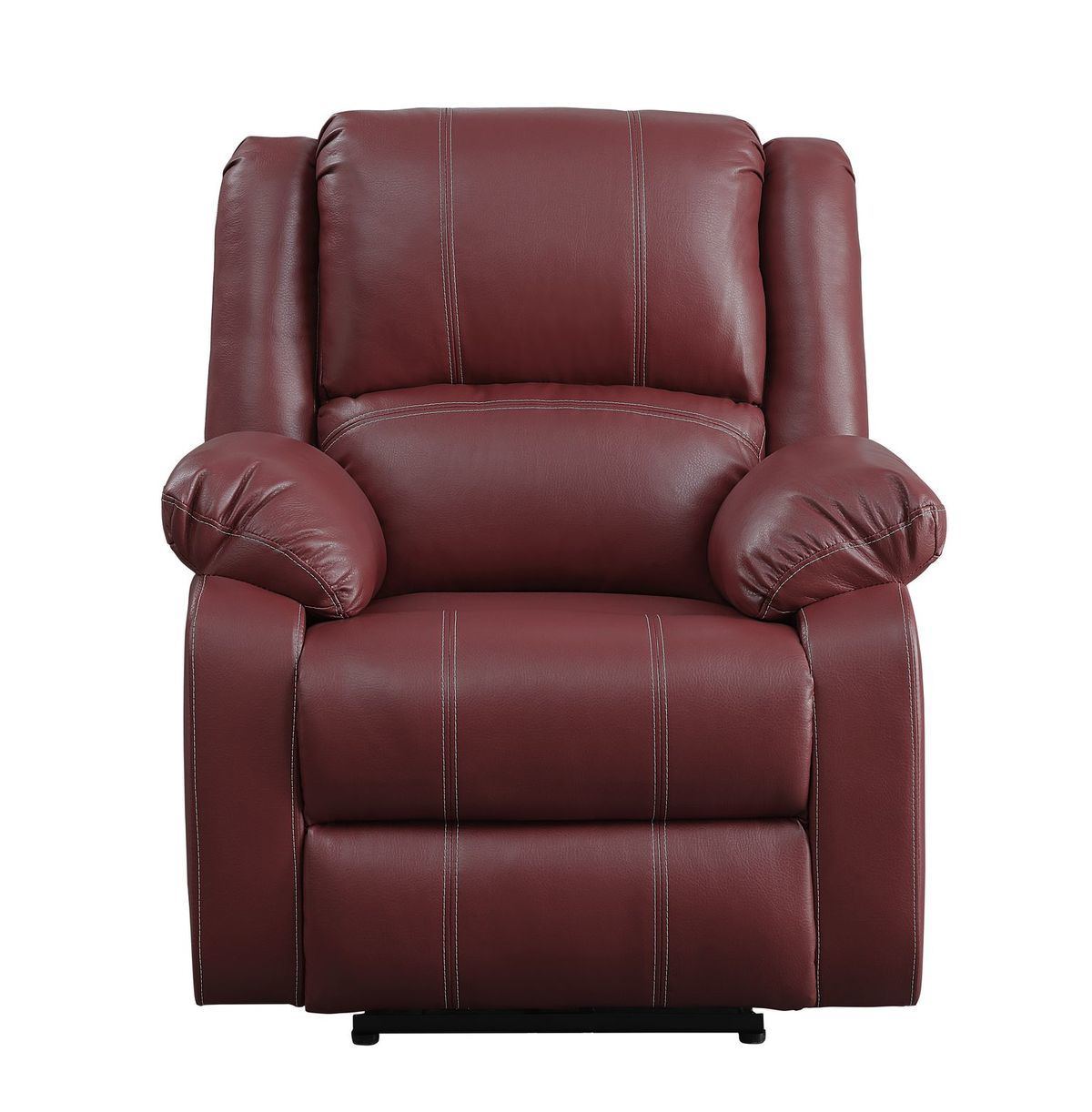 Zuriel Power Recliner; Red PU