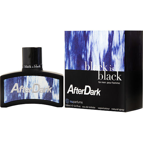 BLACK IS BLACK AFTER DARK by Nuparfums EDT SPRAY 3.4 OZ