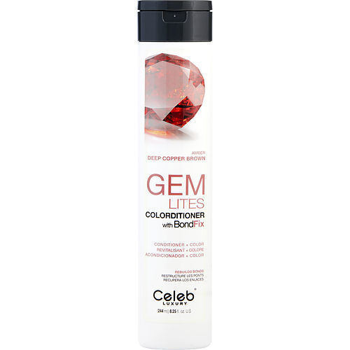 CELEB LUXURY by Celeb Luxury GEM LITES COLORDITIONER WITH BONDFIX AMBER 8.25 OZ