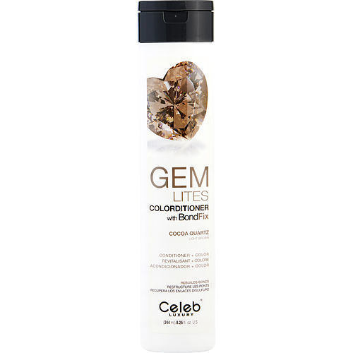 CELEB LUXURY by Celeb Luxury GEM LITES COLORDITIONER WITH BONDFIX COCOA QUARTZ 8.25 OZ