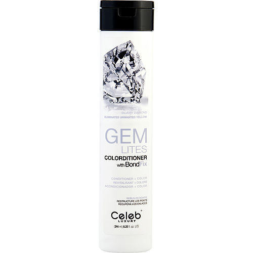 CELEB LUXURY by Celeb Luxury GEM LITES COLORDITIONER WITH BONDFIX SILVERY DIAMOND 8.25 OZ