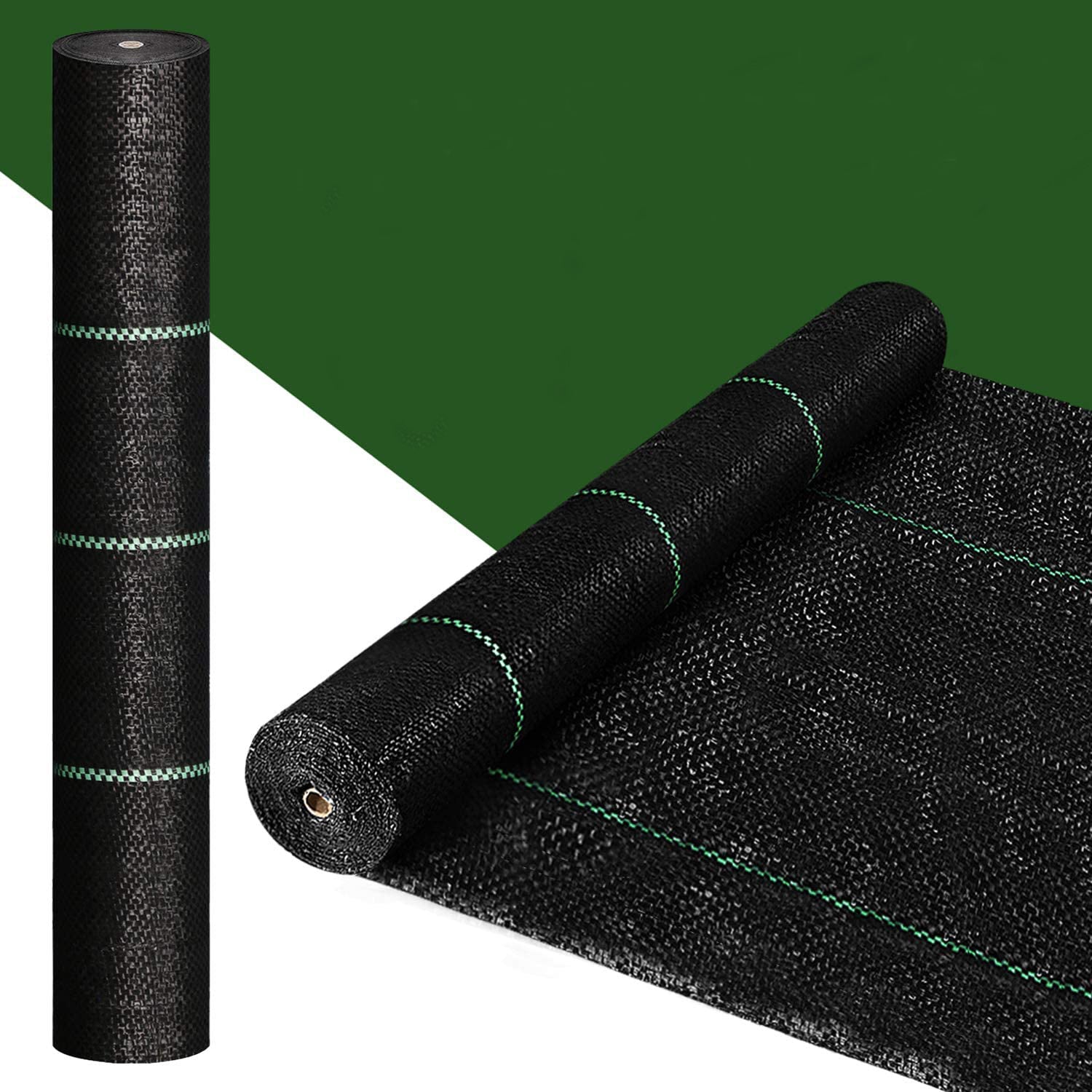 Premium 5oz Pro Weed Barrier Landscape Fabric Ground Cover Heavy Duty Commercial Anti-Weed Gardening Mat
